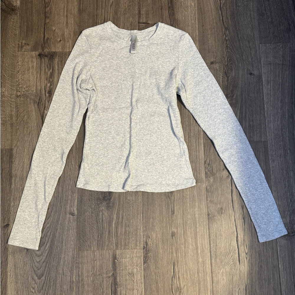 Skims Cotton Rib Long Sleeve - Picture 6 of 9